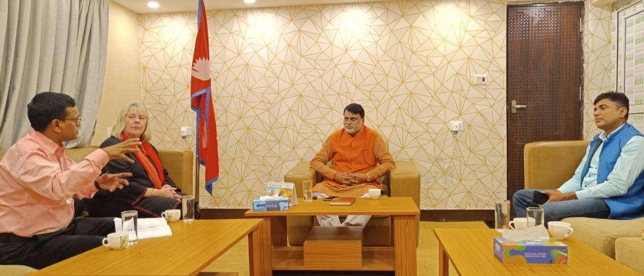 मुख्यमन्त्री सोनलसँग बेलायती टोलीको शिष्टाचार भेट, विकास सहयोगमा सहकार्यको चर्चा