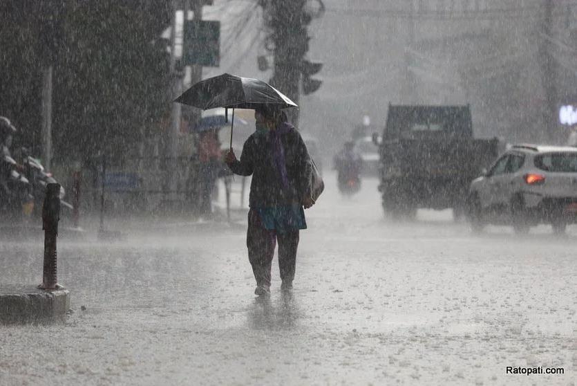 सबैभन्दा बढी वर्षासुन्दरहरैंचामा २५२.४ मिमि वर्षा, पूर्वमा सतर्कता अपनाउन आग्रह