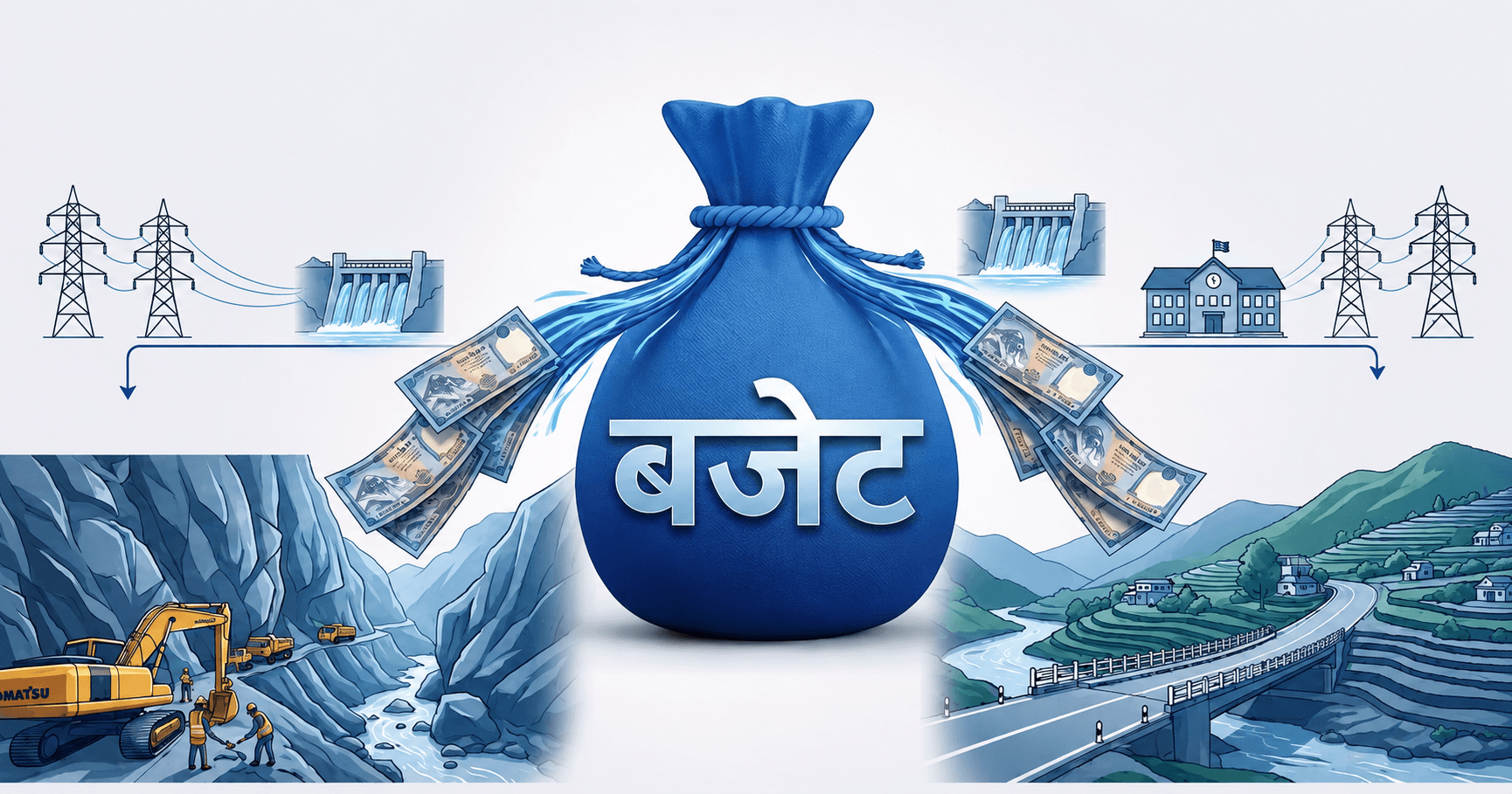 १० महिनामा खर्ब कट्यो विकास खर्च, लक्ष्यको २७.९१ प्रतिशतमात्र