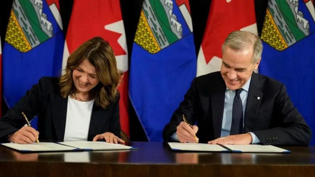 कार्नी–अल्बर्टा नयाँ तेल पाइपलाइन सम्झौतामा विवाद